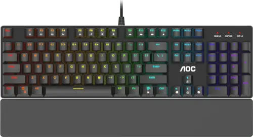 AOC GK500 Red Switch RGB Mekanik Kablolu Gaming (Oyuncu) Klavye