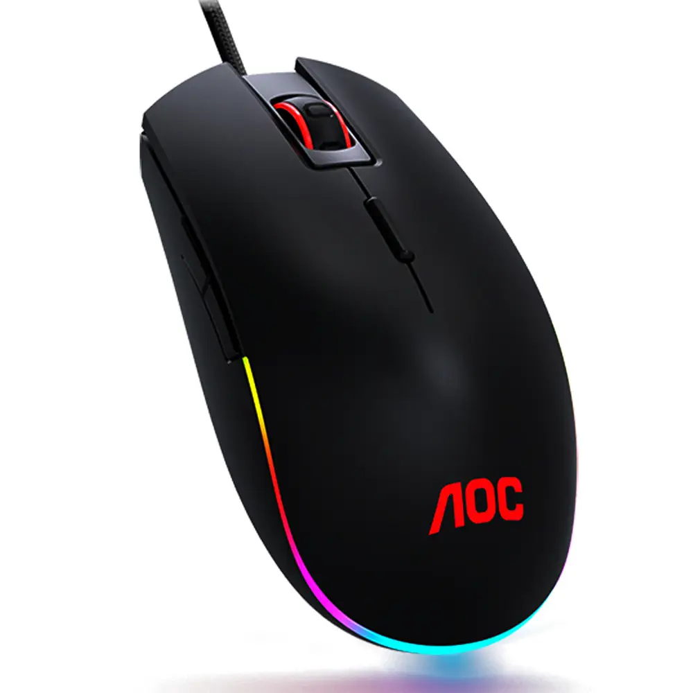 AOC GM500DRBE 5000 DPI 8 Tuş Optik RGB Kablolu Gaming (Oyuncu) Mouse