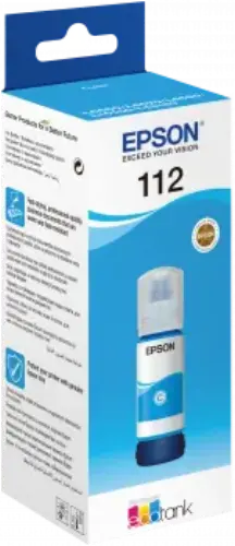 Epson 112 EcoTank Pigment Mavi Şişe Mürekkep Kartuşu - C13T06C24A