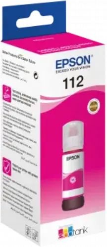 Epson 112 EcoTank Pigment Magenta Şişe Mürekkep Kartuşu - C13T06C34A