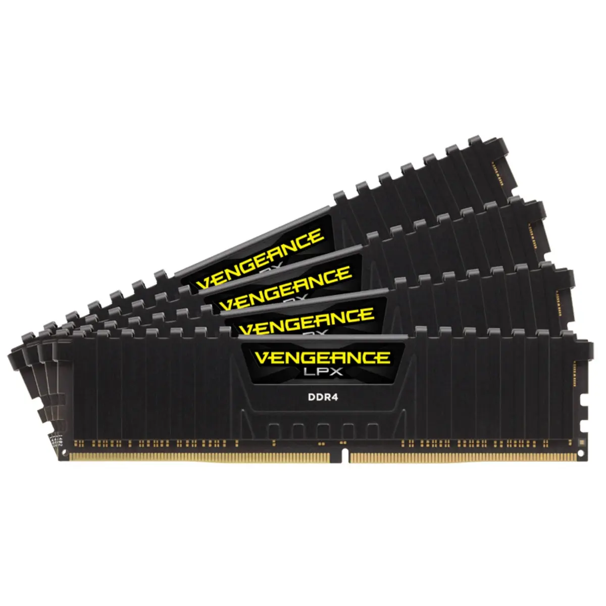 Corsair Vengeance LPX CMK32GX4M4Z3200C16 32GB (4x8GB) DDR4 3200MHz CL16 Siyah Gaming Ram (Bellek)