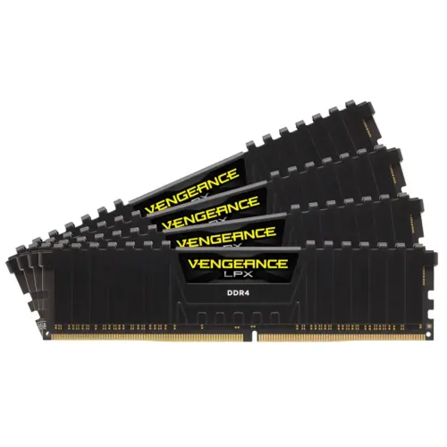 Corsair Vengeance LPX CMK32GX4M4Z3200C16 32GB (4x8GB) DDR4 3200MHz CL16 Siyah Gaming Ram (Bellek)