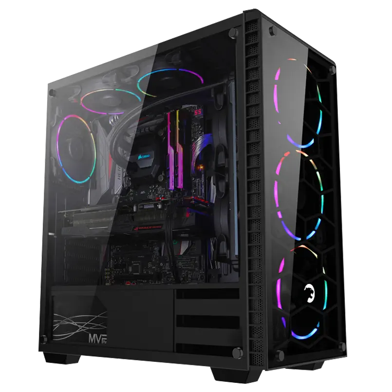 GamePower Horizon Gaming 4*120mm RGB Fan 750W 80+ Bronz Dahili PSU`lu RGB Kontrolcü ve Uzaktan Kumanda