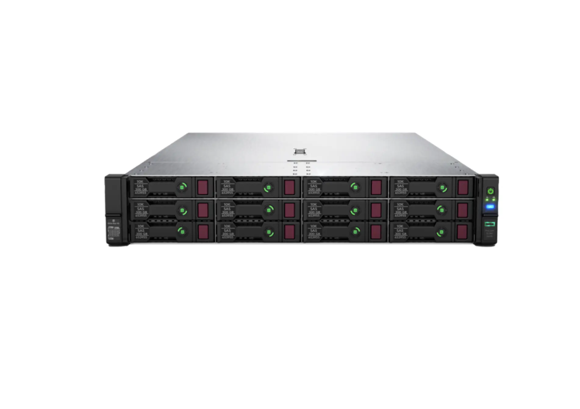 HPE SRV P20174-B21 DL380 Gen10 X-S-4210 1P (1X32GB) 32GB-R P408i-a 8SFF 500W Power Supply Rack Sunucu