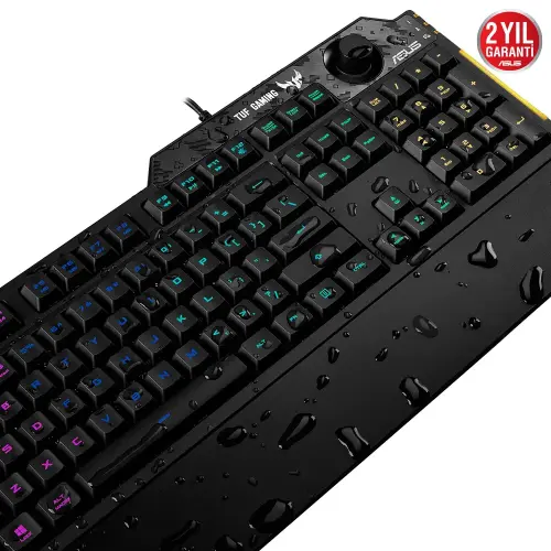 Asus TUF Gaming K1 RGB Mekanik Hisli Kablolu Gaming (Oyuncu) Klavye