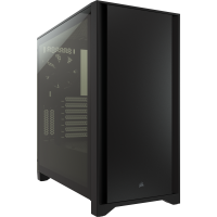 Corsair 4000D CC-9011198-WW USB 3.1 Temperli Cam Siyah E-ATX Mid-Tower Gaming (Oyuncu) Kasa