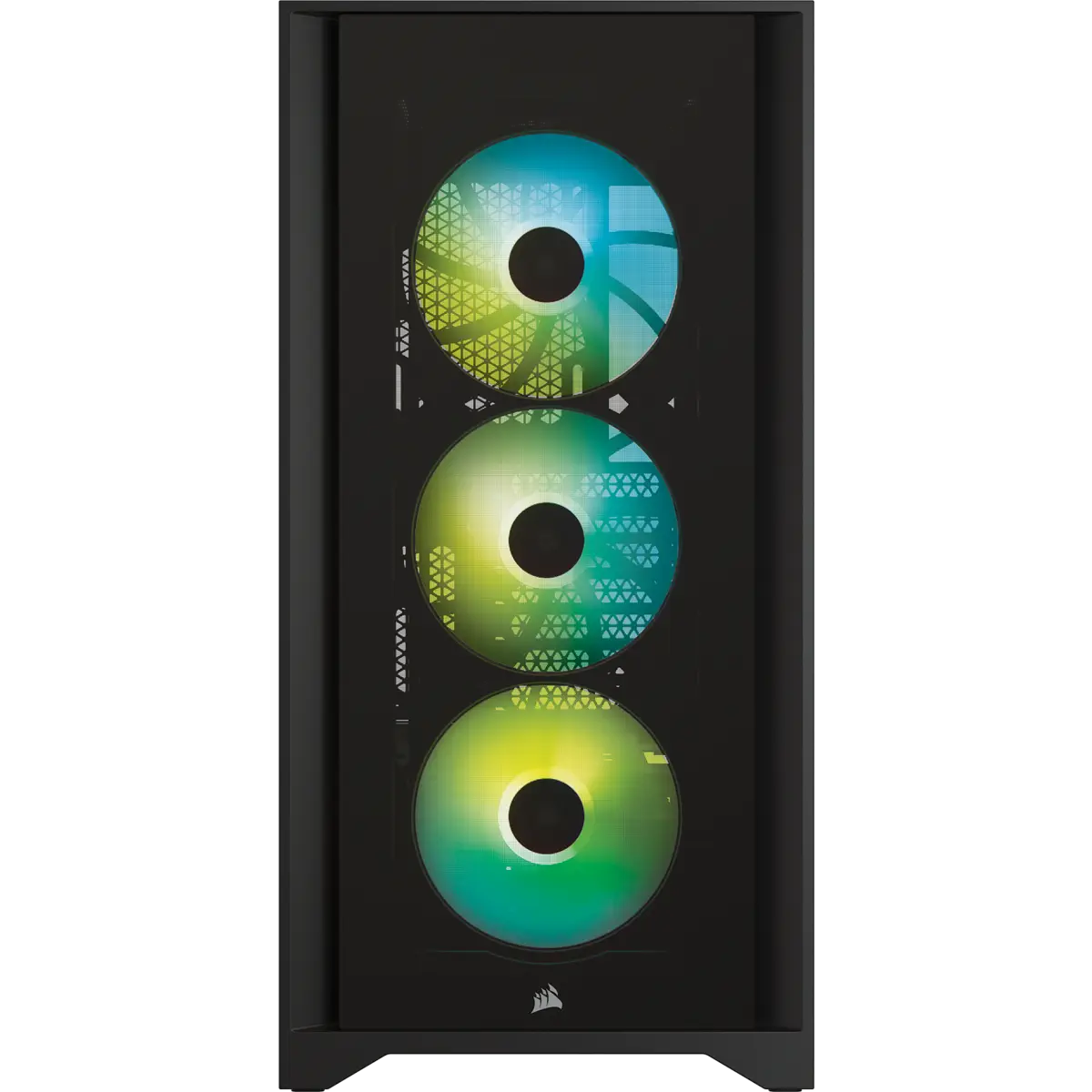 Corsair iCUE 4000X RGB CC-9011204-WW USB 3.1 Temperli Cam Siyah ATX Mid-Tower Gaming Kasa