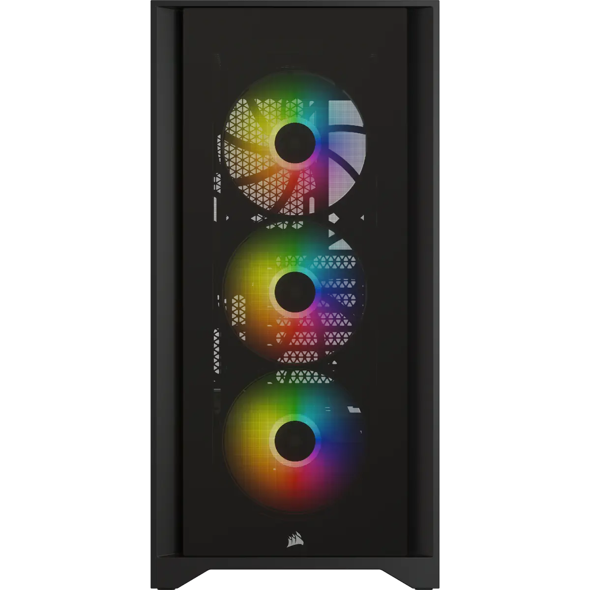 Corsair iCUE 4000X RGB CC-9011204-WW USB 3.1 Temperli Cam Siyah ATX Mid-Tower Gaming Kasa