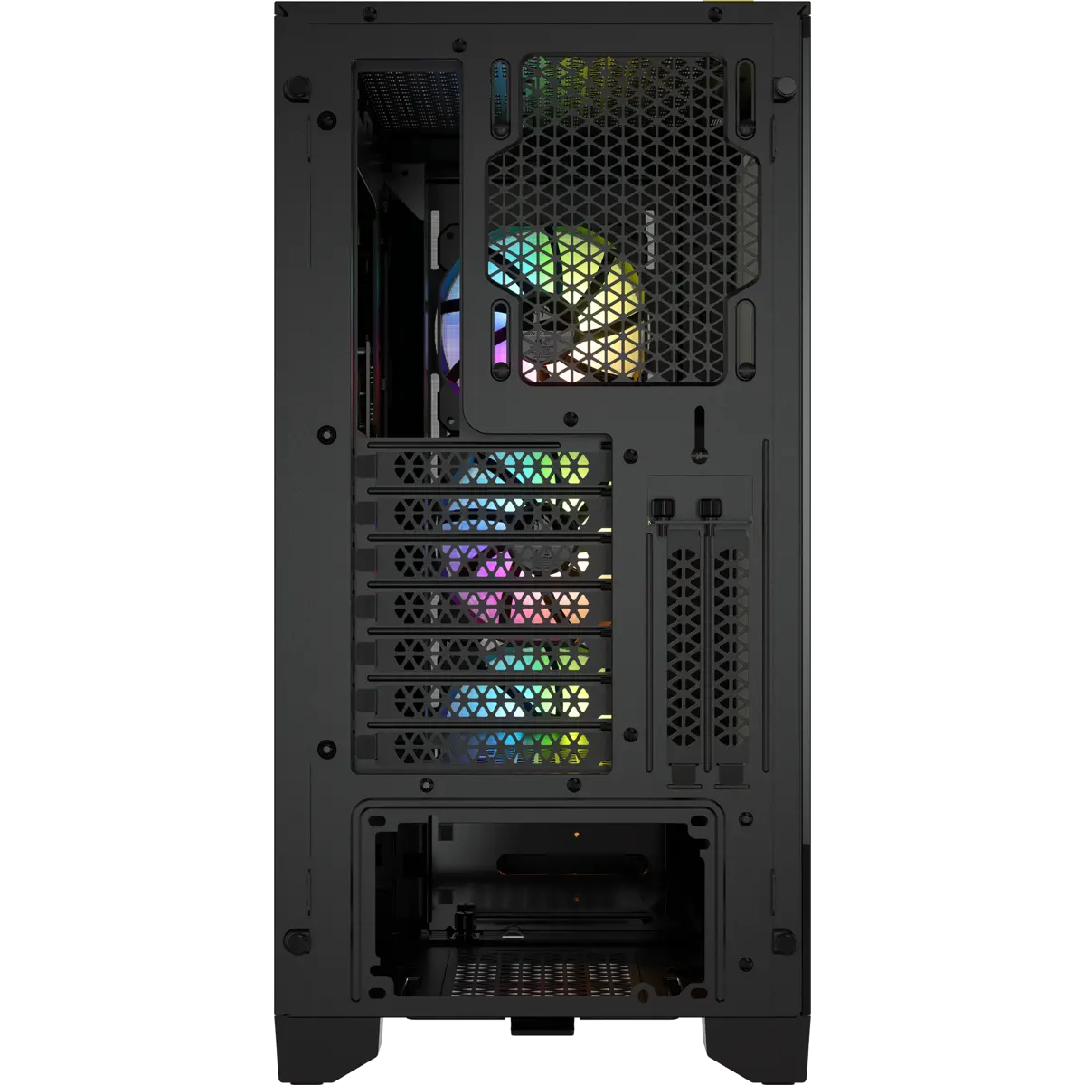 Corsair iCUE 4000X RGB CC-9011204-WW USB 3.1 Temperli Cam Siyah ATX Mid-Tower Gaming Kasa