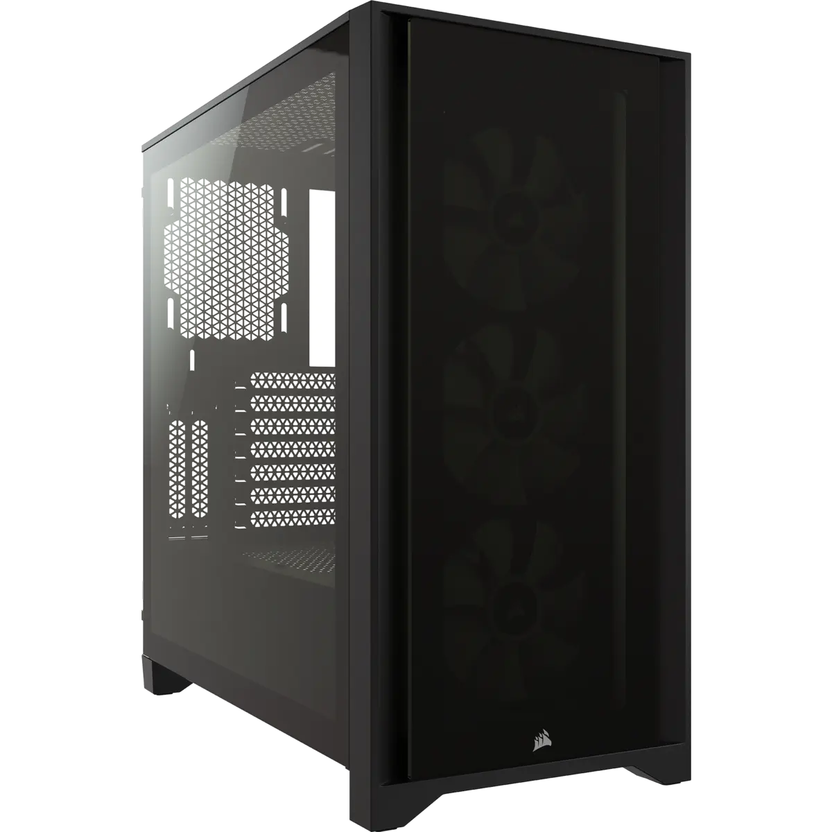 Corsair iCUE 4000X RGB CC-9011204-WW USB 3.1 Temperli Cam Siyah ATX Mid-Tower Gaming Kasa