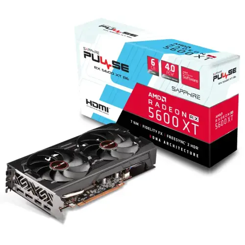 Sapphire Pulse RX 5600 XT BE 11296-05-20G 6GB GDDR6 192Bit DX12 Gaming (Oyuncu) Ekran Kartı