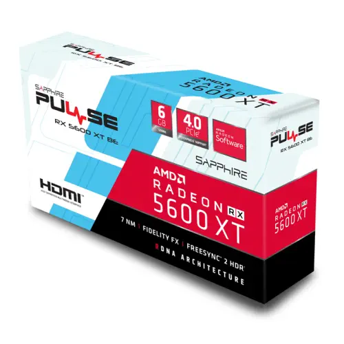 Sapphire Pulse RX 5600 XT BE 11296-05-20G 6GB GDDR6 192Bit DX12 Gaming (Oyuncu) Ekran Kartı