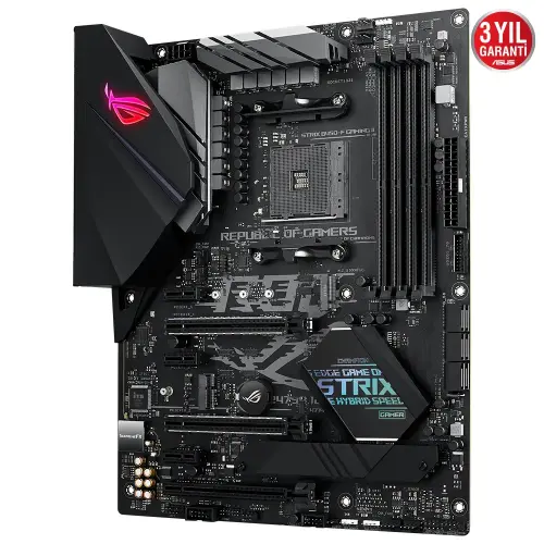 Asus ROG STRIX B450-F GAMING II AMD B450 Soket AM4 DDR4 4400(OC)MHz ATX Gaming (Oyuncu) Anakart