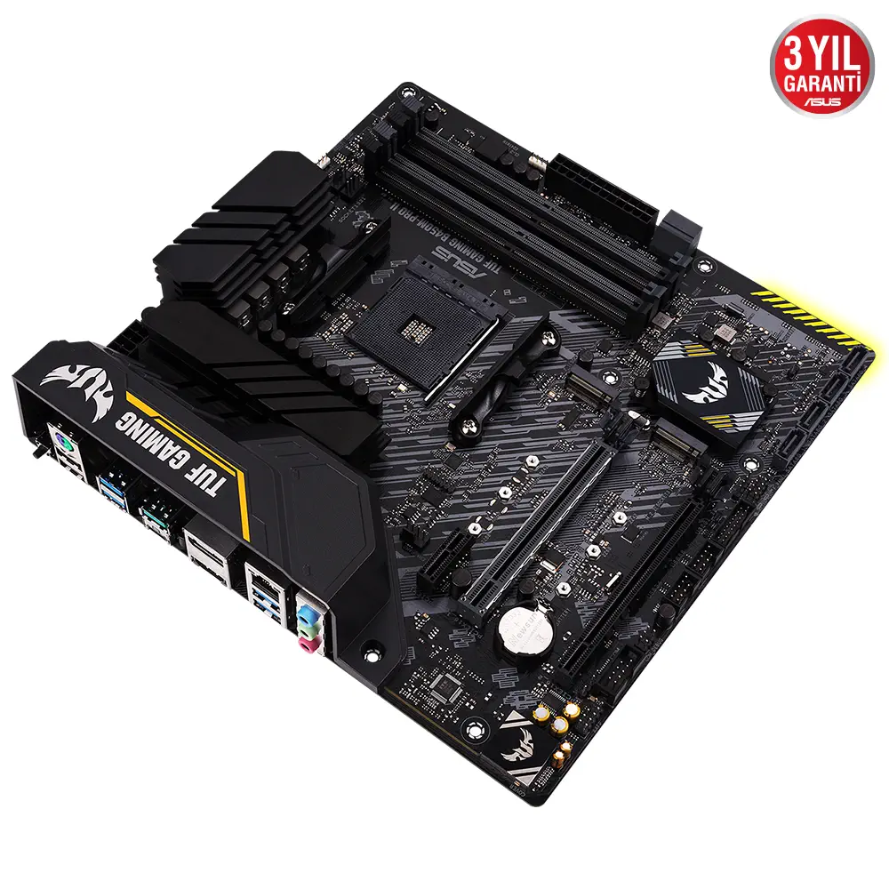 Asus TUF GAMING B450M-PRO II AMD B450 Soket AM4 DDR4 4400(OC)MHz mATX Gaming (Oyuncu) Anakart