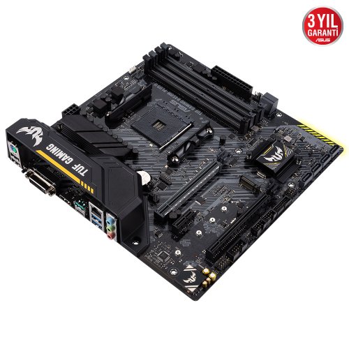 Asus TUF GAMING B450M-PLUS II AMD B450 Soket AM4 DDR4 4400(OC)MHz mATX Gaming (Oyuncu) Anakart