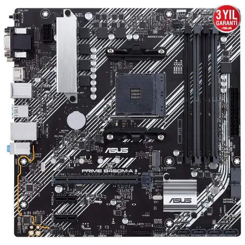 ASUS Prime B450M-A II AMD B450 Soket AM4 DDR4 4400(OC)MHz mATX Anakart