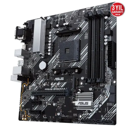 ASUS Prime B450M-A II AMD B450 Soket AM4 DDR4 4400(OC)MHz mATX Anakart
