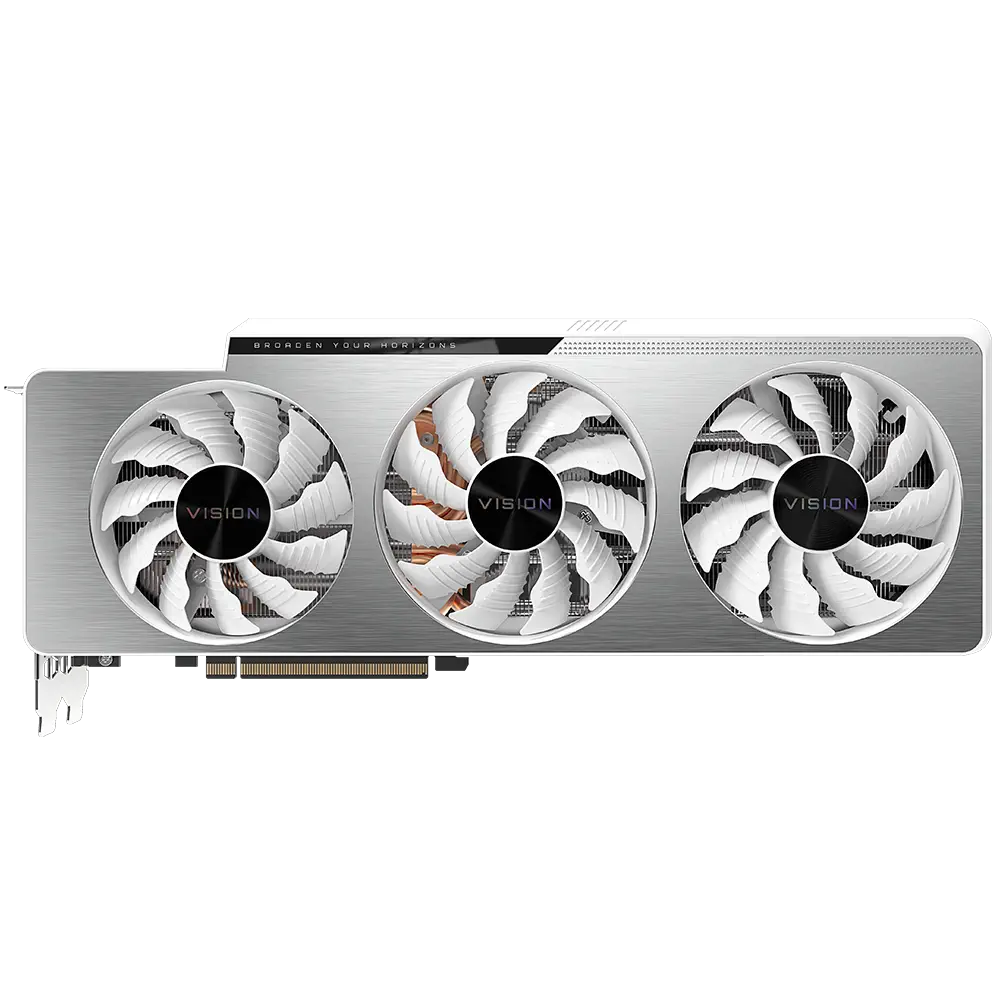Gigabyte GeForce RTX 3080 Vision OC 10G LHR GV-N3080VISION OC-10GD 10GB GDDR6X 320Bit DX12 Gaming (Oyuncu) Ekran Kartı