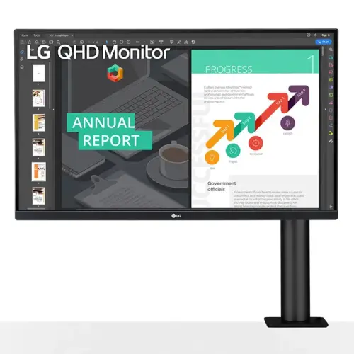 LG 27QN880-B 27″ 5ms 60Hz FreeSync Ergo IPS QHD Monitör
