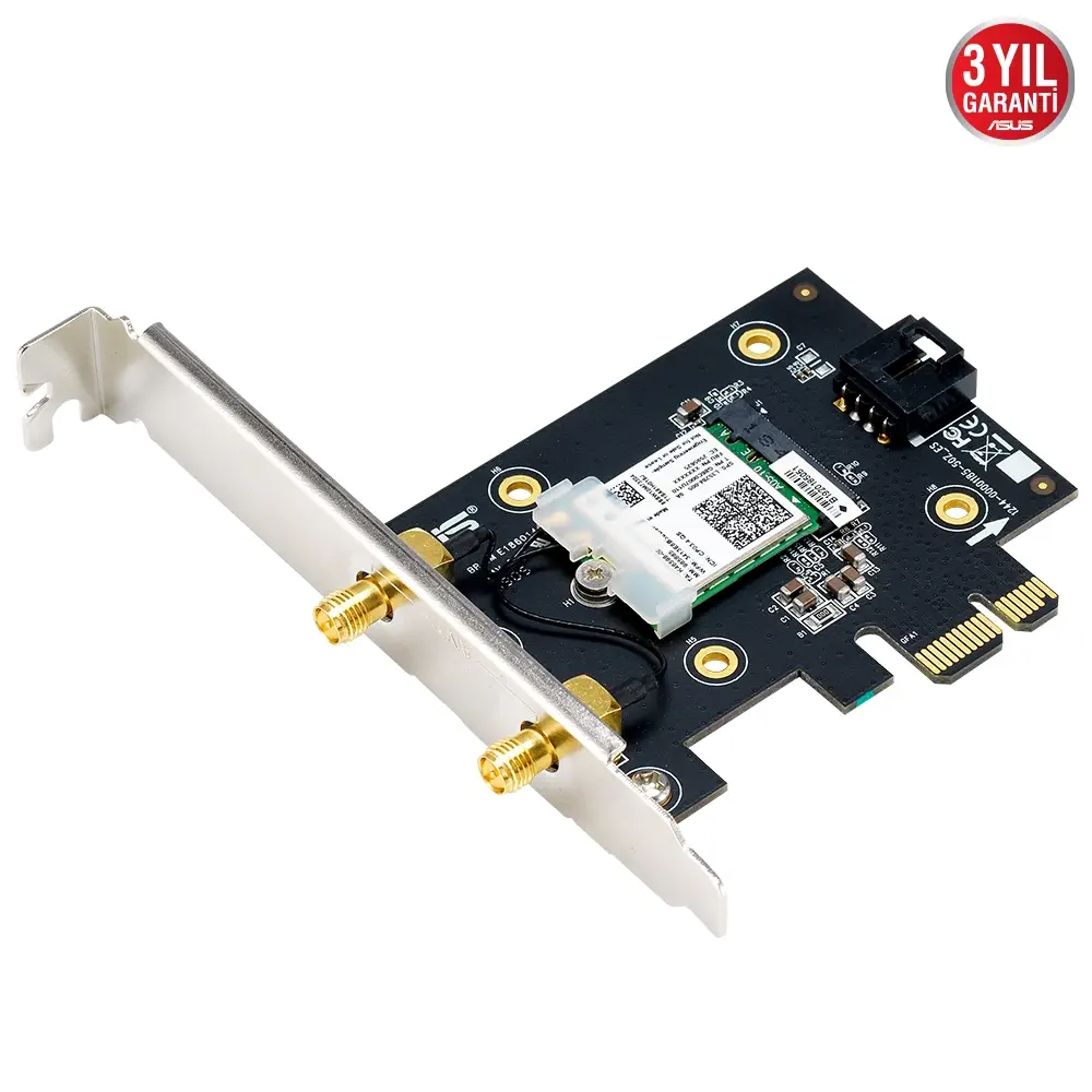 ASUS PCE-AX3000 Wi-Fi 6 Bluetooth Dual Band PCI-E Adaptör