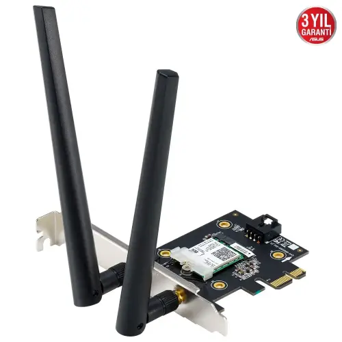 ASUS PCE-AX3000 Wi-Fi 6 Bluetooth Dual Band PCI-E Adaptör