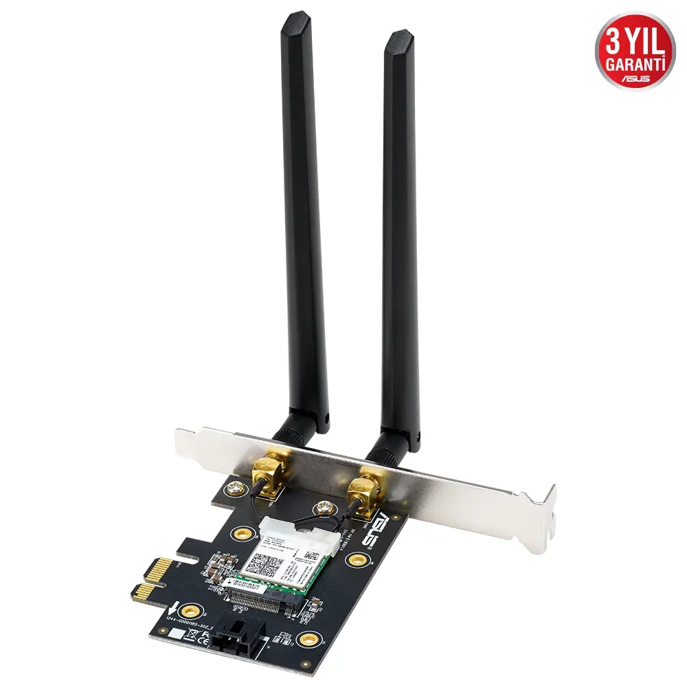 ASUS PCE-AX3000 Wi-Fi 6 Bluetooth Dual Band PCI-E Adaptör