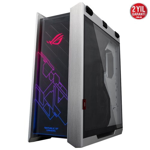 Asus ROG Strix Helios GX601 White Edition 4x140mm Fan USB Type-C Temperli Cam RGB Beyaz E-ATX Mid-Tower Gaming (Oyuncu) Kasa