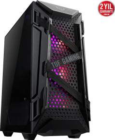 ASUS TUF Gaming GT301 Adreslenebilir RGB Fanlı Temperli Cam USB 3.1 ATX Mid-Tower Gaming (Oyuncu) Kasa