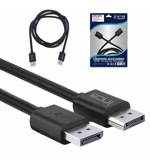 Inca IDPD-02TX 2 Metre DisplayPort To DisplayPort Kablo