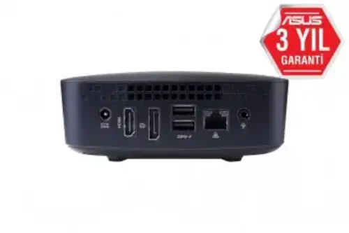 Asus VivoMini UN65U-BM009M Intel Core i5-7200U 2.50GHz Ram/Disk Yok HDMI DP Wi-Fi Ac BT FreeDOS Mini PC