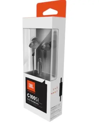 JBL C100SI Siyah Mikrofonlu Kulak İçi Kulaklık