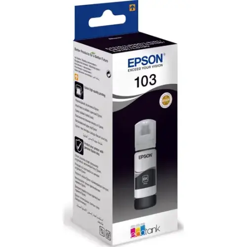 Epson 103 EcoTank Siyah Şişe Mürekkep Kartuşu - C13T00S14A