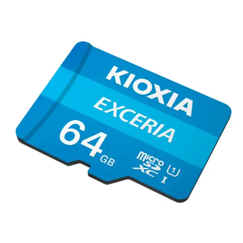 Kioxia Exceria LMEX1L064GG2 64GB 100MB/s Okuma Hızlı MicroSD Hafıza Kartı