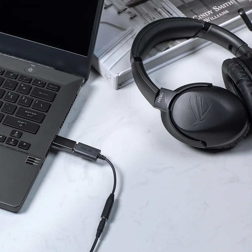 Asus AI NC MIC ADAPTER/USB-A USB-C - 3.5 mm Gürültü Engelleyici Mikrofon Adaptörü