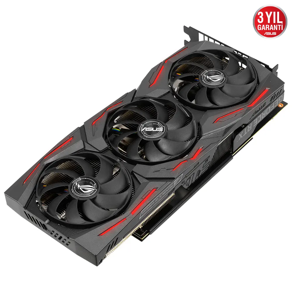 Asus ROG Strix GeForce RTX 2060 EVO STRIX-RTX2060-A6G-EVO-GAMING 6GB GDDR6 192Bit DX12 Gaming (Oyuncu) Ekran Kartı