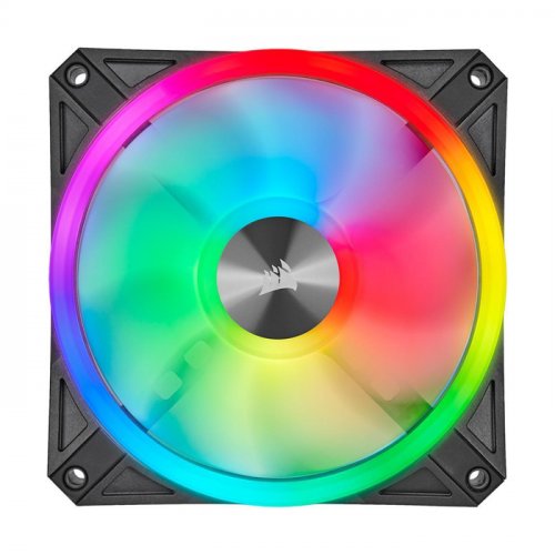Corsair iCUE QL120 RGB CO-9050098-WW 120mm PWM Siyah 3`lü Kasa Fanı