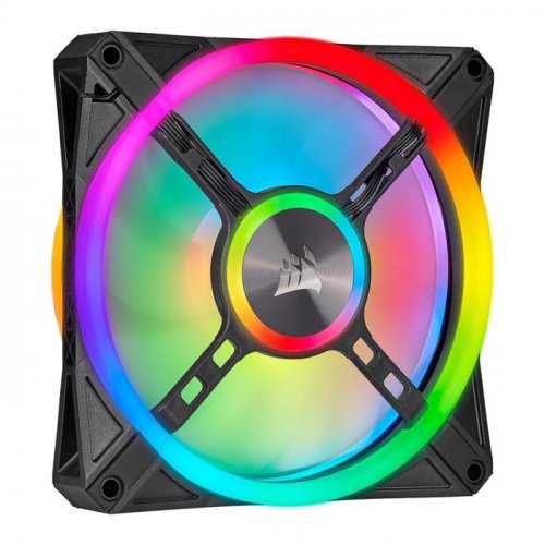 Corsair iCUE QL120 RGB CO-9050098-WW 120mm PWM Siyah 3`lü Kasa Fanı