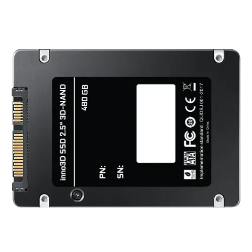 Inno3D 480GB 2.5″ 3D Nand 510/480MB/s SSD Disk