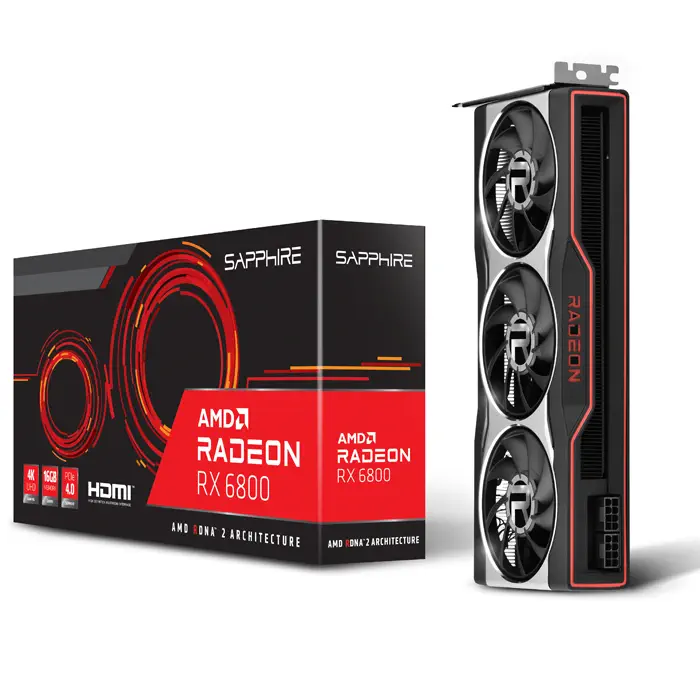 Sapphire Radeon RX 6800 21305-01-20G 16GB GDDR6 256Bit DX12 Gaming Ekran Kartı