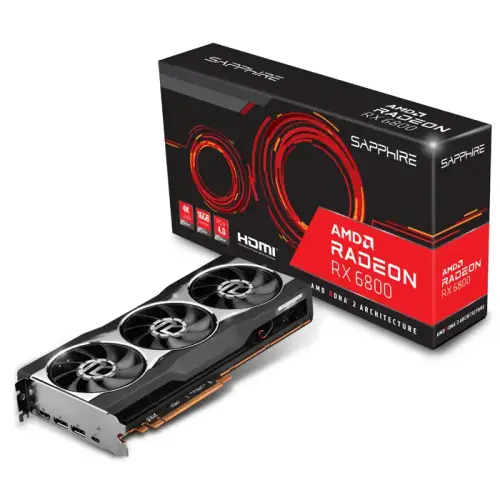 Sapphire Radeon RX 6800 21305-01-20G 16GB GDDR6 256Bit DX12 Gaming Ekran Kartı