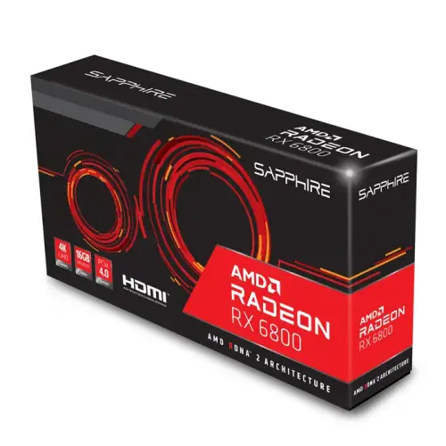 Sapphire Radeon RX 6800 21305-01-20G 16GB GDDR6 256Bit DX12 Gaming Ekran Kartı