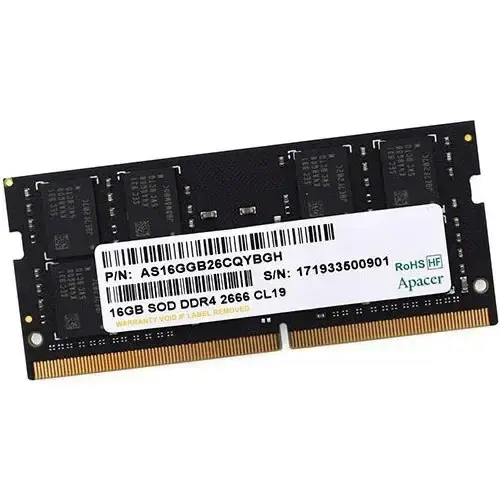 Apacer 16GB (1x16GB) 2666MHz CL19 DDR4 Notebook Ram (ES.16G2V.GNH)