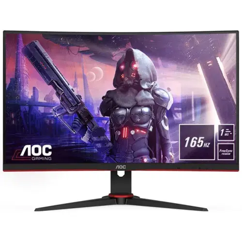 AOC C27G2AE/BK 27″  1ms 165 Hz FreeSync Premium VA Full HD Curved Gaming Monitör