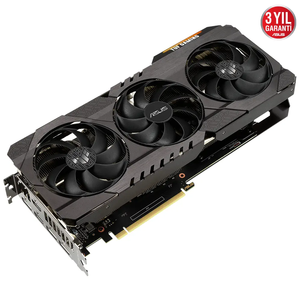 Asus TUF Gaming GeForce RTX 3070 OC TUF-RTX3070-O8G-GAMING 8GB GDDR6 256Bit DX12 Gaming (Oyuncu) Ekran Kartı