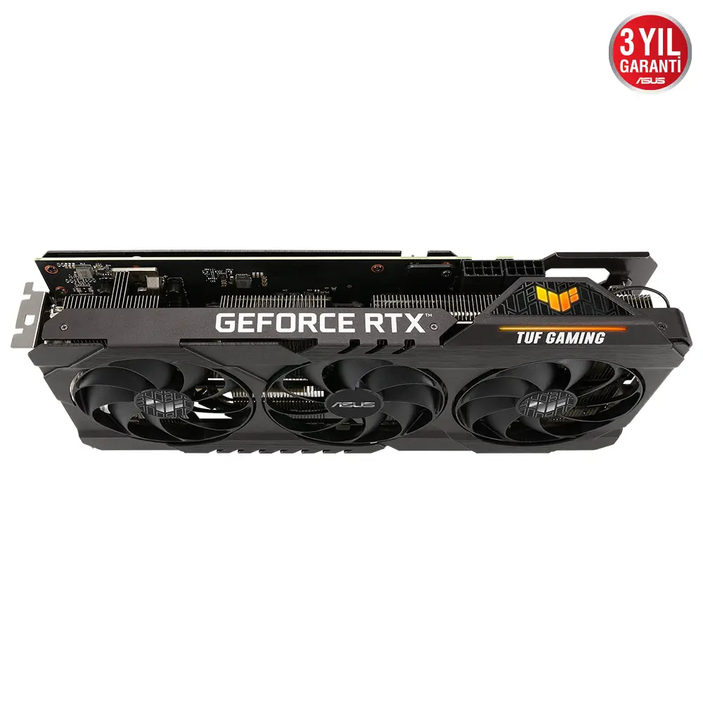 Asus TUF Gaming GeForce RTX 3070 OC TUF-RTX3070-O8G-GAMING 8GB GDDR6 256Bit DX12 Gaming (Oyuncu) Ekran Kartı