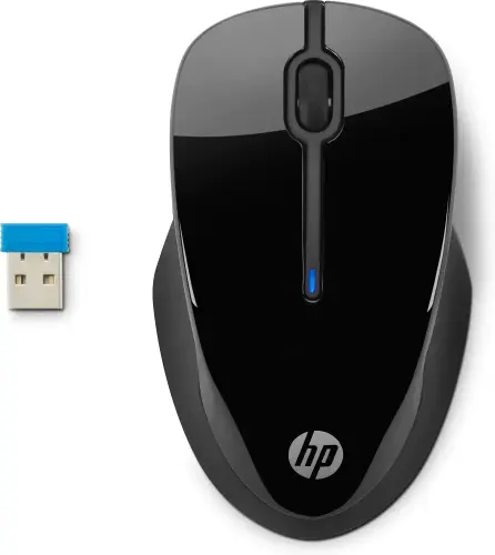HP 250 3FV67AA 1600DPI 3 Tuş Optik Siyah Kablosuz Mouse