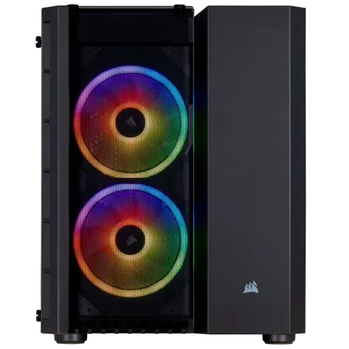 Corsair Crystal Series 280X RGB CC-9011135-WW USB 3.0 Temperli Cam Siyah Micro-ATX Gaming (Oyuncu) Kasa