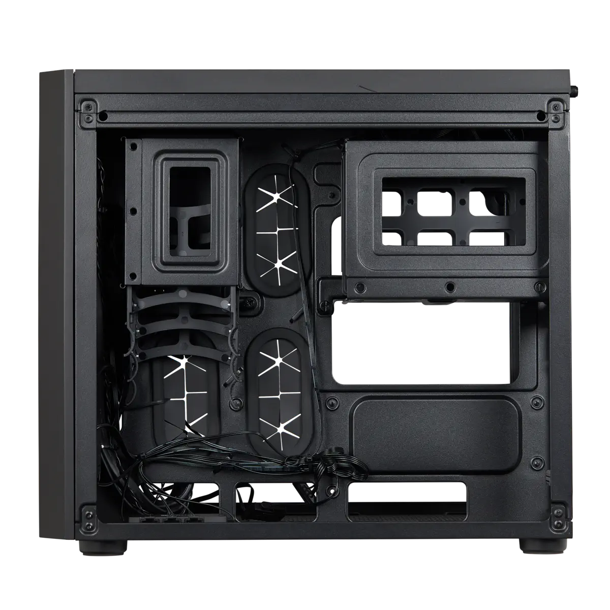 Corsair Crystal Series 280X RGB CC-9011135-WW USB 3.0 Temperli Cam Siyah Micro-ATX Gaming (Oyuncu) Kasa