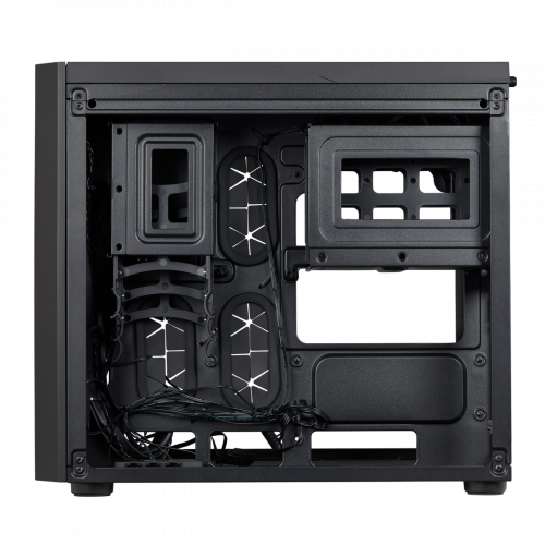 Corsair Crystal Series 280X RGB CC-9011135-WW USB 3.0 Temperli Cam Siyah Micro-ATX Gaming (Oyuncu) Kasa