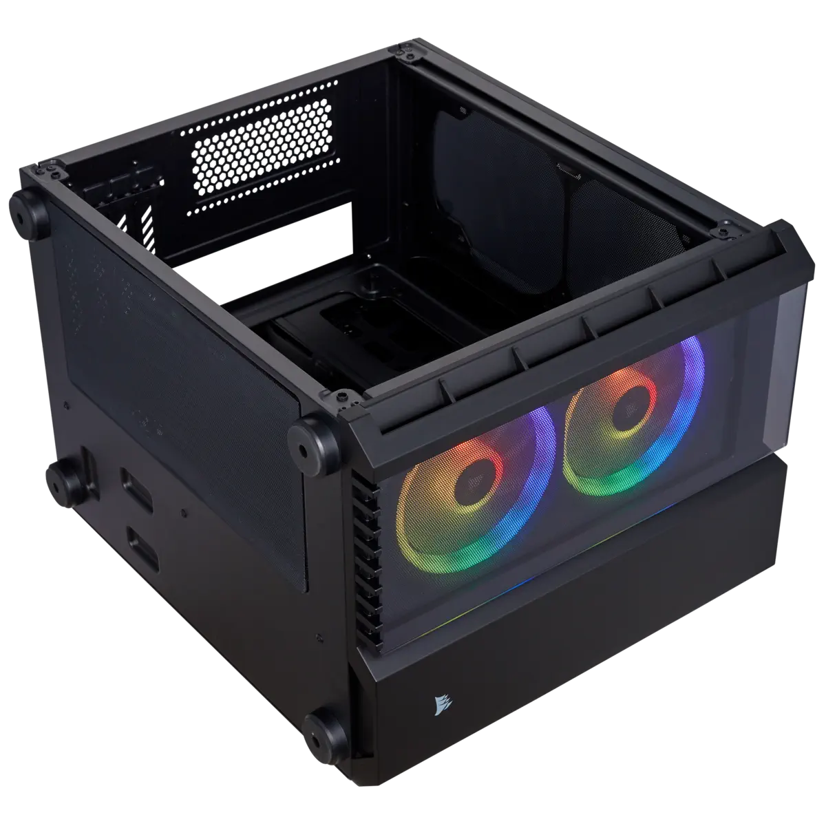 Corsair Crystal Series 280X RGB CC-9011135-WW USB 3.0 Temperli Cam Siyah Micro-ATX Gaming (Oyuncu) Kasa